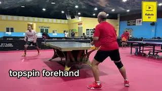 tips latihan drive, block, dan top spin forehand apa kakvin #tenismejaindonesia #tips #tenisdemesa