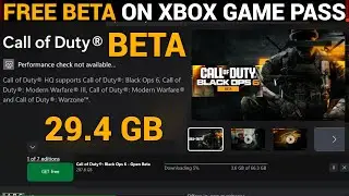 FREE CALL OF DUTY BLACK OPS 6 BETA PLAY NOW | XBOX GAME PASS |