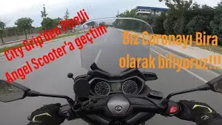 Yamaha Xmax 300 | 24000 Km.sonra Michelin City Grip'ten Pirelli Angel Scooter geçiş