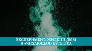 Эксперимент: жидкий дым