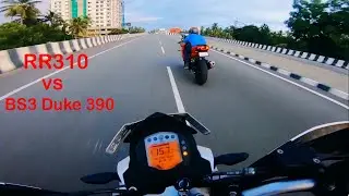 RR310 vs BS3 Duke 390 Race