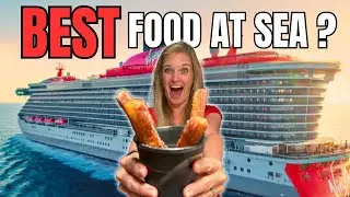 I Ate EVERYTHING on Virgin Voyages’ Brilliant Lady! 🍷🍣 Ultimate Food Tour
