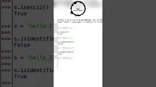 Python String Method (Isidentifier)