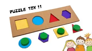 How To Make Cardboard Puzzle At Home Easy For Children Crafts