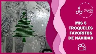MIS 5 troqueles FAVORITOS de NAVIDAD🎄🎁Prepárate para la Navidad | Scrapbooking | JUGASA