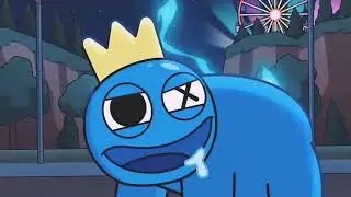 @RyukMetal:@GameToonsOfficial,#Rainbowfriends,Blue.Werewolf.(Transformation).Female