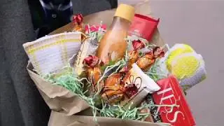 Букет из продуктов. Пошаговая инструкция