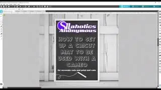 Silhouette Studio -How to Set up  Cricut Mat for a Silhouette Cameo