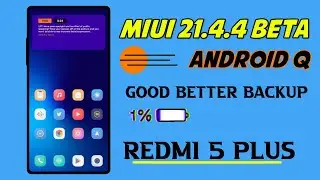 Xiaomi Eu 21.4.4 Beta For Redmi note 5/Redmi 5 Plus [Vince] Stable MIUI 12.5 Android 10 Rom