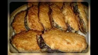 Жареные баклажаны под мясом