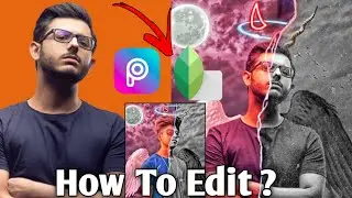 😇Angel vs devil photo editing|Carryminati angle vs devil photo editing||