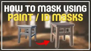 How to use the Paint/ID Masks in Quixel Mixer