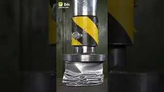 Crushing A Brake Disc And A Brake Caliber I Satisfying Hydraulic Press Machine I ASMR I