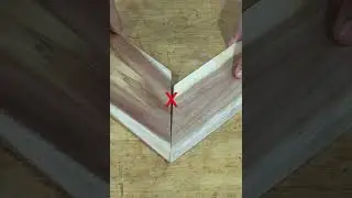 Assembling small and large boards for cutting angles 45​ 
