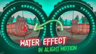 How to create Water wave effect | Pubg Mobile | Alight Motion