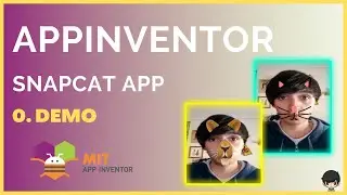 0. SnapCat con AppInventor: Demo. App de filtros de cámara con Inteligencia Artificial (IA)