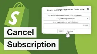 How To Cancel Shopify Subscription (2022)