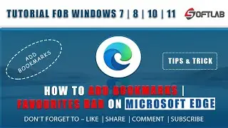 How To Add Bookmarks / Favorites Bar on Microsoft Edge Chromium