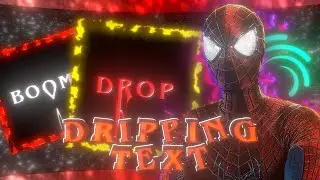 AE like DRIPPING TEXT (Smear effect) in Alightmotion 🤯 (+preset)