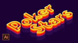 Text effect with Blend - Adobe Illustrator Tutorial   | Design Mentor