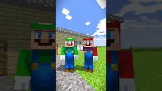 HELP Herobrine One PUNCH vs NOTCH vs MARIO & LUIGI 
