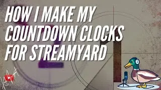 STREAMYARD COUNTDOWN TIMER OVERLAY | 4 Steps to Making your own