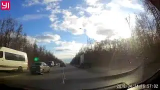«Кашкай» бортанул легковушку на Вурнарском шоссе