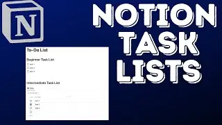 3 Ways To Create A To Do List in Notion || How to create a dynamic task list in Notion