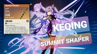 Electroqueen Keqing with Summit Shaper (Gladiator + Thundering Fury set)