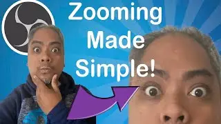 How to MAKE YOUR WEBCAM ZOOM IN OBS | Motion FX