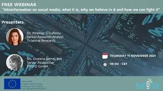 Misinformation on social media; what it is, why we believe in it and how we can fight it | EUNOMIA