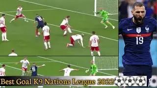 Best Goal⚽ Benzema vs Denmark | UEFA Nations League 2022