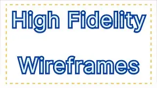 How To Create/Make a Wireframe In Figma -High Fidelity Wireframes- -Figma Tutorial- uiux 