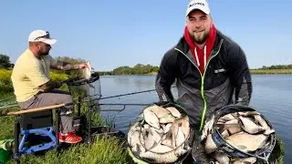 НАПОРОЛ САДОК ЛЕЩА!!! Рыбалка на Москва реке Фидер 