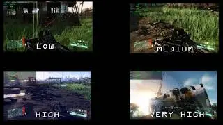 Crysis 3 Setting Low VS Medium VS High VS Very High 1