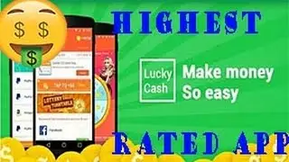 Free money in Paypal Amazon Playstore!! Luckycash Highest Rated App on playstore