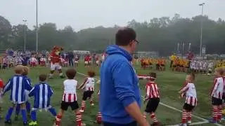 Warming-up PSV Masters on tour bij ODC door Phoxy