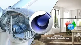 Cinema 4D Objeleri Gruplandırma (Null Aracanın Kullanımı) D5