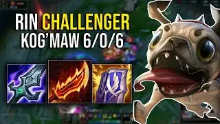 EUW Challenger Kog'Maw 6/0/6 vs Aphelios, Brokenblade, Vetheo [Full game]