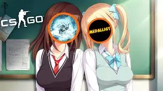 МЕДАЛИСТ И КВАНТУМ МАЛЕНЬКИЕ ШКОЛЬНИЦЫ В НОВОМ МАНЬЯКЕ CS:GO!