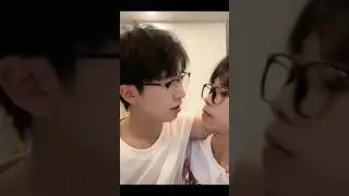 hot kiss ❤️Xiao bao & Xiao huan  