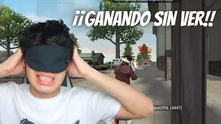 JUGUÉ FREE FIRE PERO SIN VER NI UN CONTROL!!