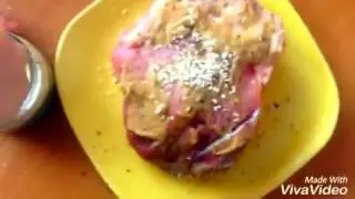 Запечённая свинина .