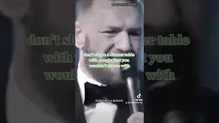Conor McGregor " I don't eat with people I wouldn't starve with." #ufc #conormcgregor