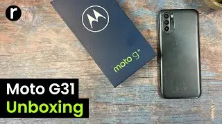 Motorola Moto G31 unboxing