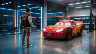 Lightning McQueen in Real Life Disney pixar Cars Drifts STORM