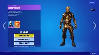 *SKULL TROOPER* is BACK + TONS OF ITEMS IN THE... -  Fortnite Item Shop! - 10/13/21
