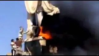 HOMS - RASTAN HALKI HEYKELI DOSURURKEN 2.flv