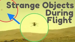 Perseverance Captures Strange Objects During Ingenuity Test Flight
