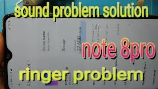 redmi note 8pro ringer problem solution, redmi note 8pro no sound problem solution